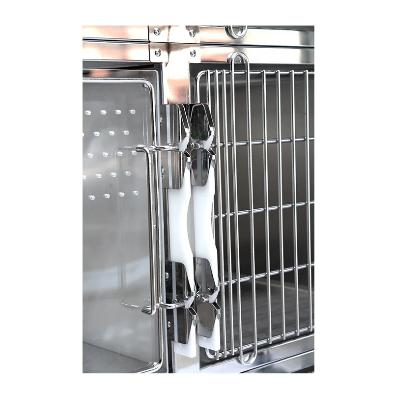 Cheap Price Full Round Corner Pet Hospital Cage Stainless Steel 304 For Dog Cat