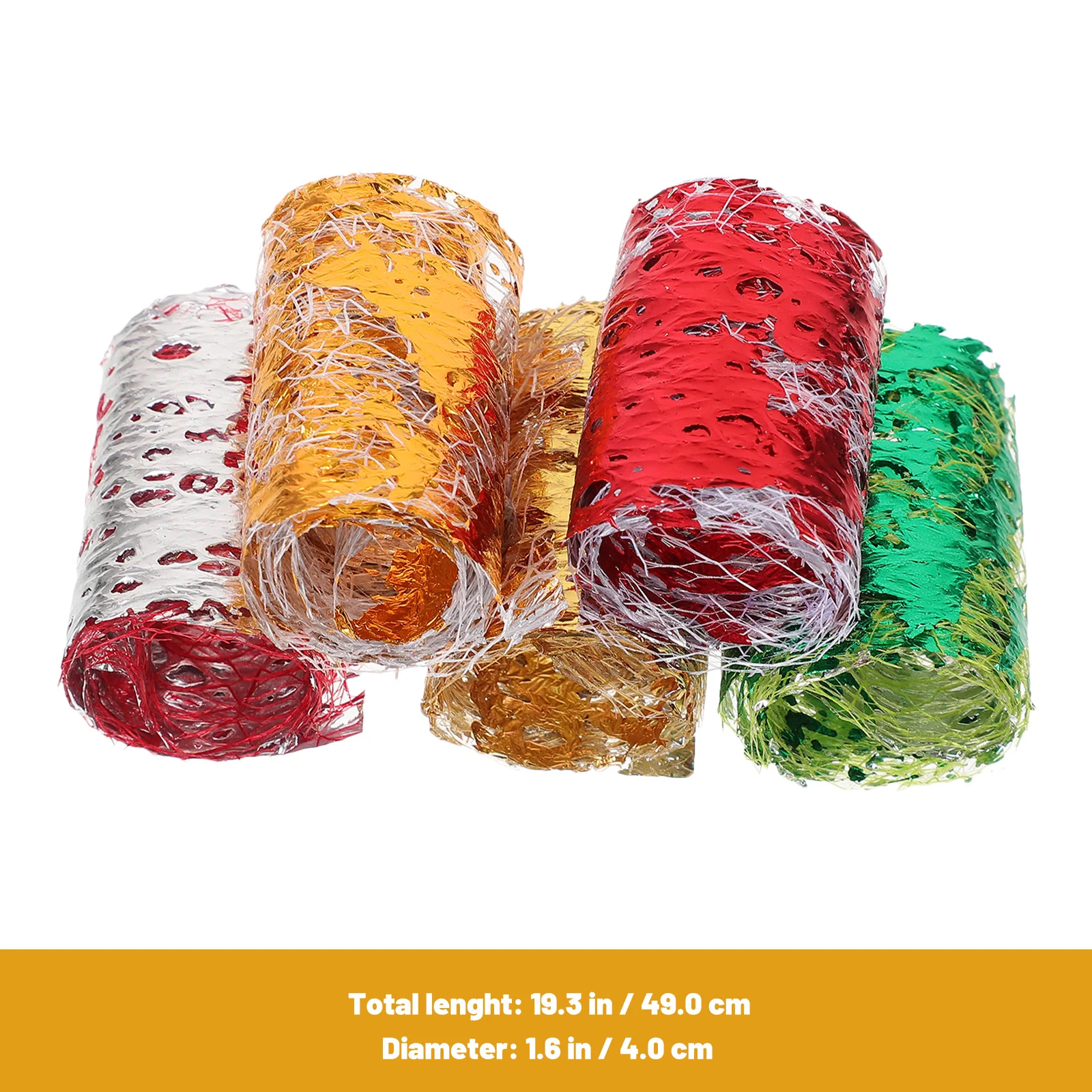 

1 Box Gold Foil Mesh Gauze Nail Art Decoration Durable Lightweight DIY Manicure Supplies for Natural Artificial Nails Women
