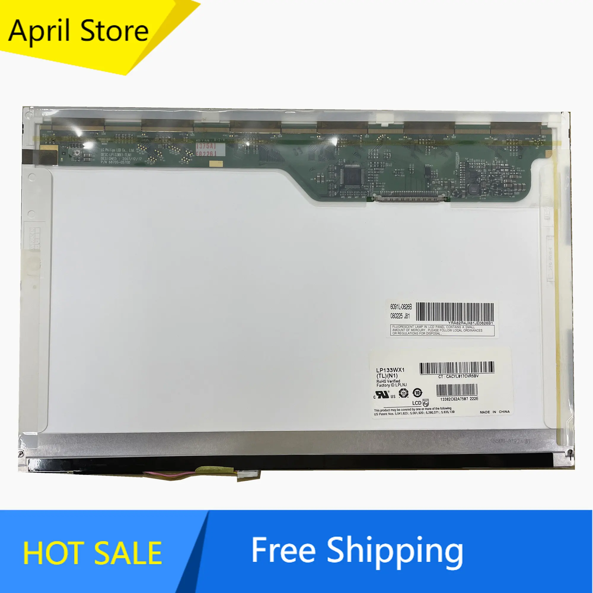 

LP133WX1-TLN1 LP133WX1-TLN2 LP133WX1-TLB1 13.3'' Laptop LCD Screen 1280*800 LVDS 30 PINS