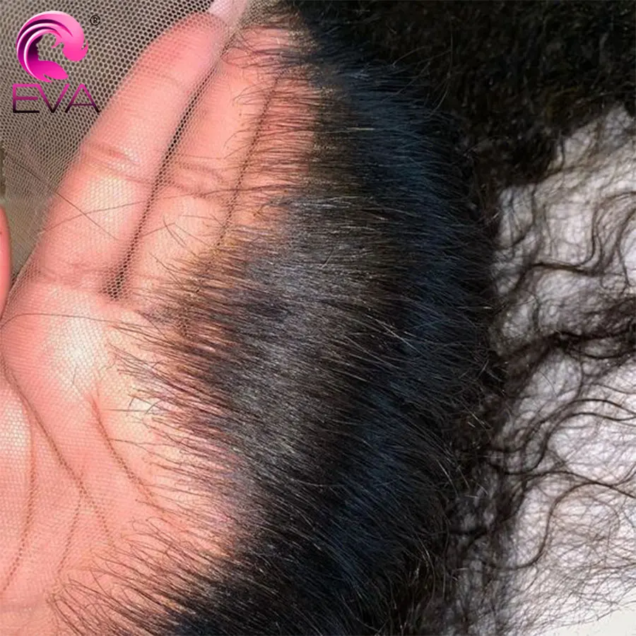 

Накладка для волос Eva Hair Pre Plucked HD Lace Melt Skins, 100% натуральные человеческие волосы, 13x6/13x4 HD Lace Frontal, прямые и волнистые, ультратонкие HD-пряди