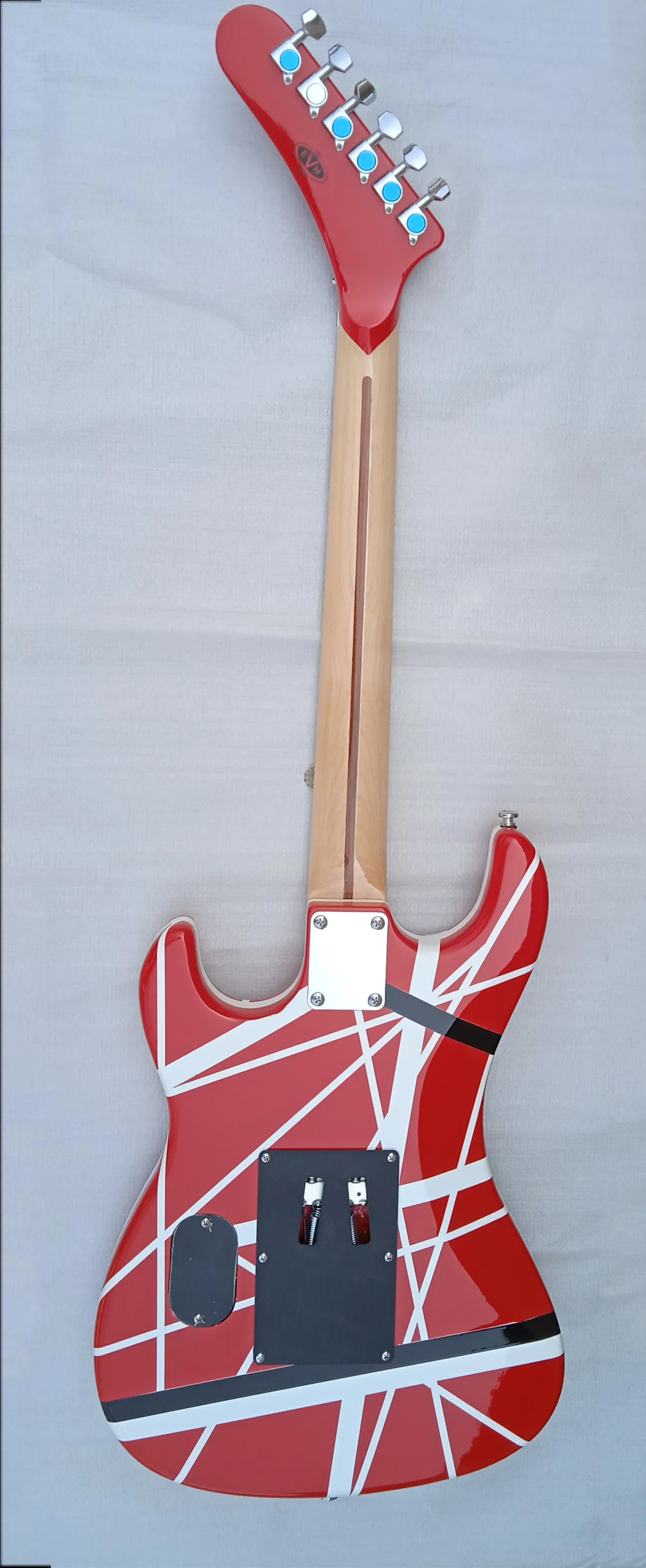 Electric Guitar 6-string flag stripe Red Mahogany Right -handed