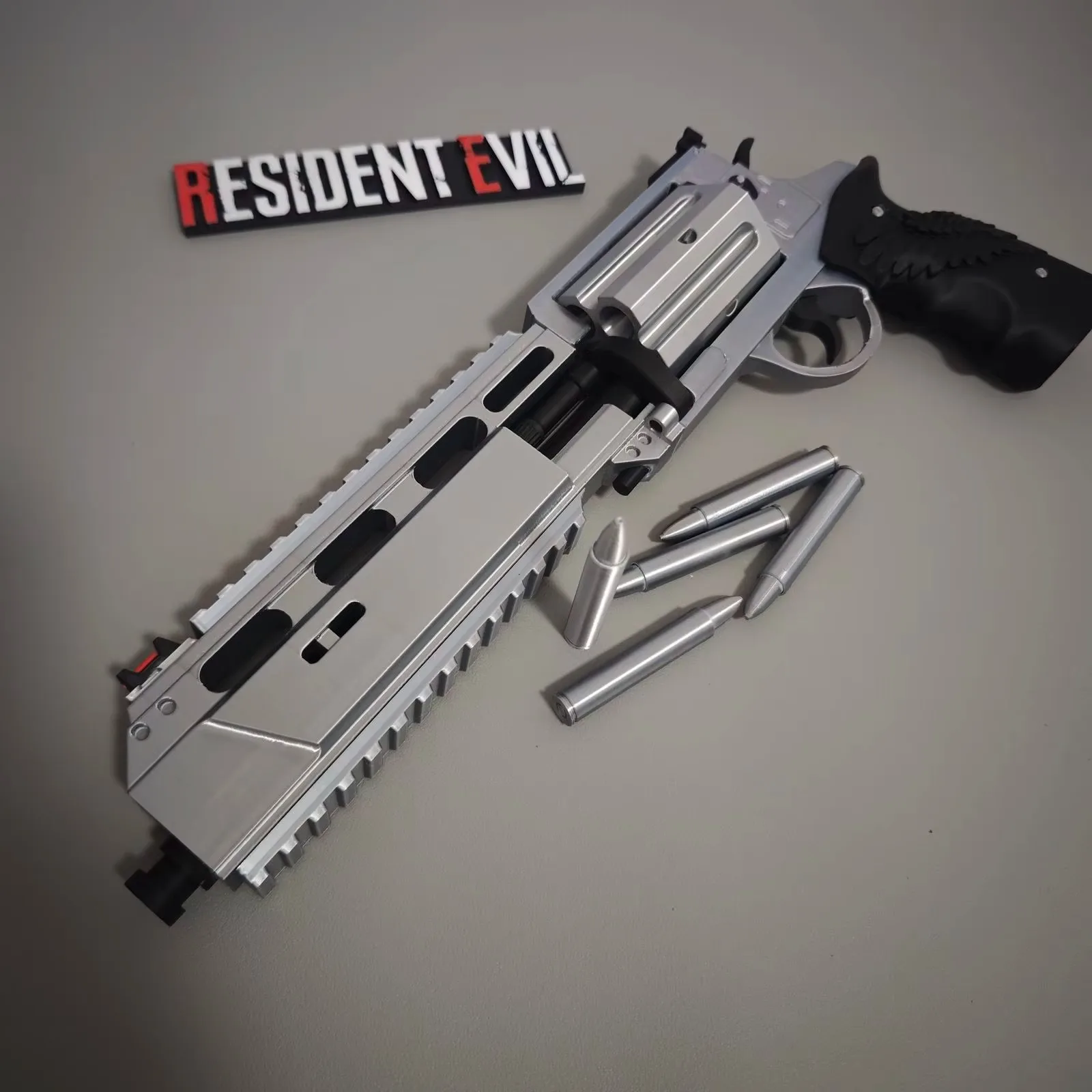 High Quality Resident Evil Requiem Leon Kennedy 3D Printed Gun GK Model Collection Game Peripheral Desktop Display Prop Toy Gift