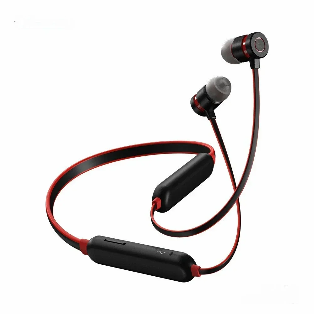 REMAX RX-S100 Wireless Neckband Sports Headphones Bluetooth 5.0 Long Playback and SD Card Support Your Ideal Sports Companion