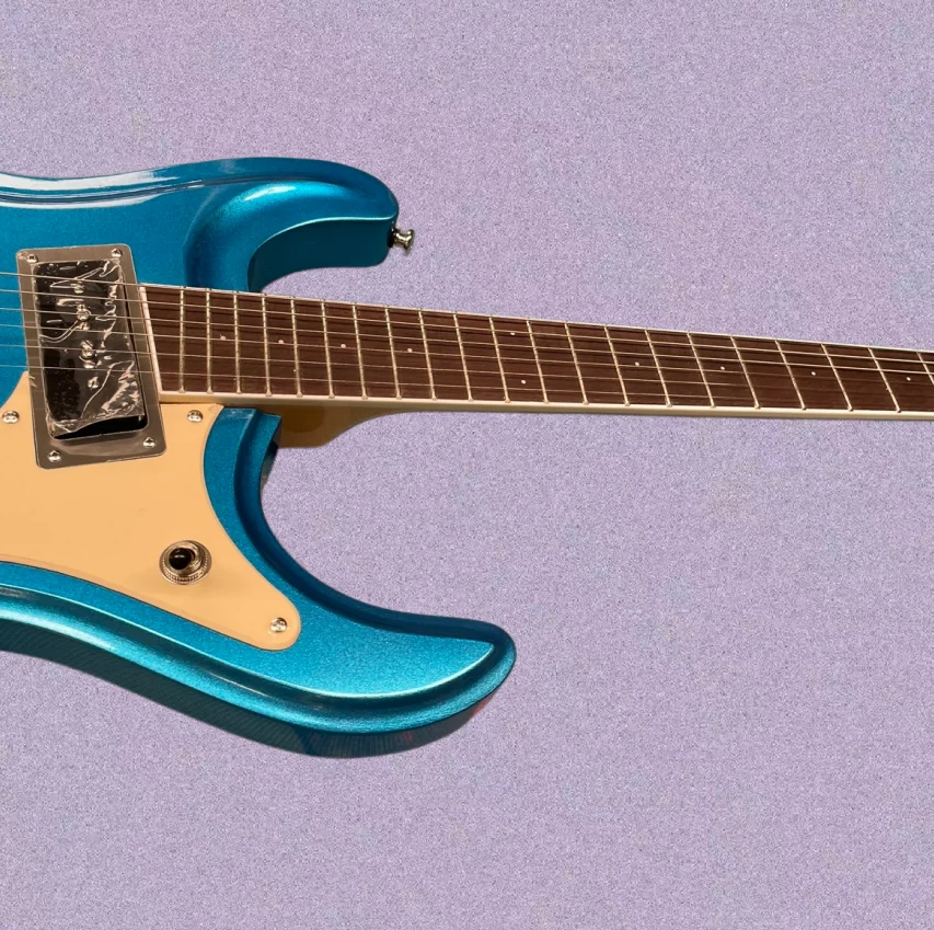 Guitare électrique bleue métal - Electric Guitar Beginner avis et prix