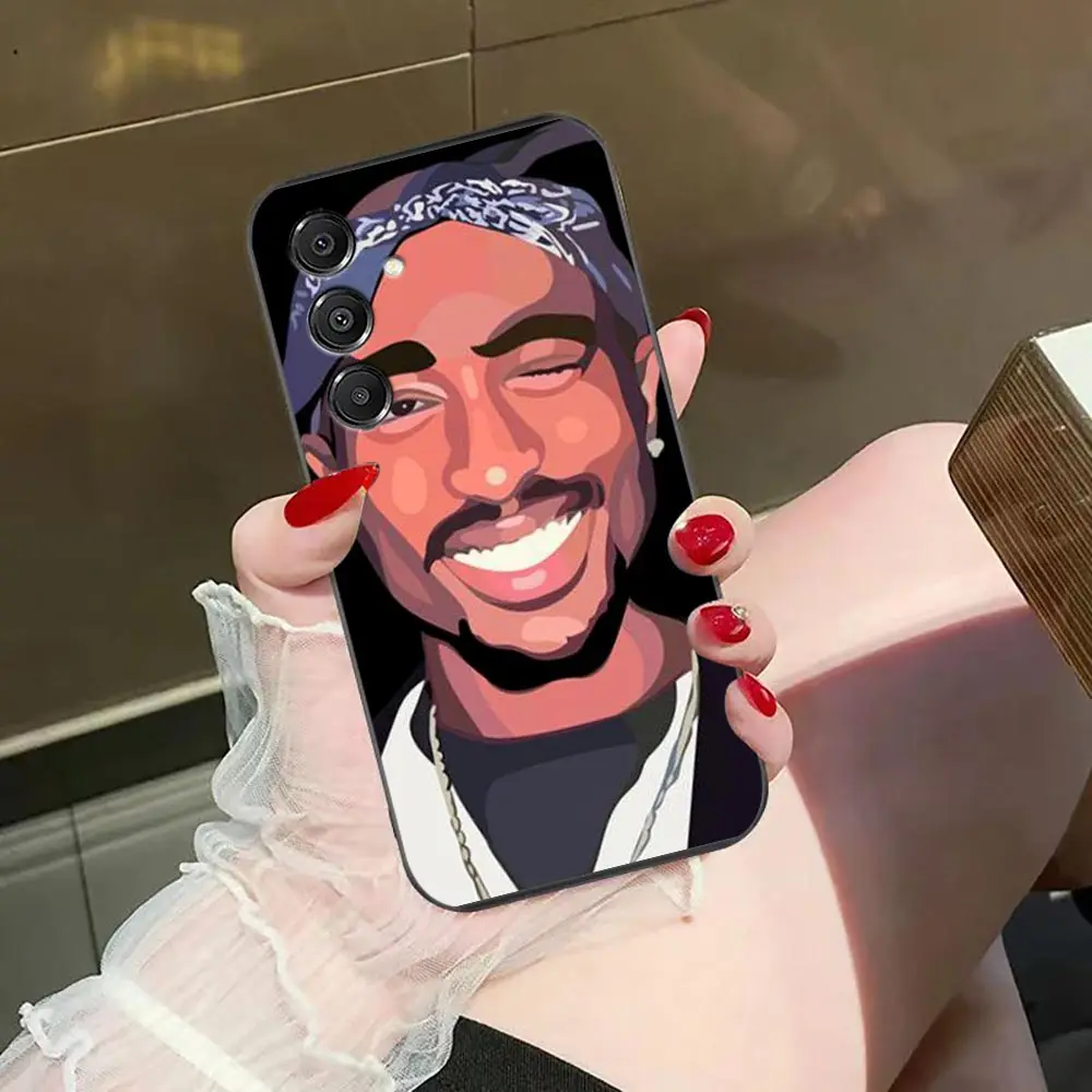 Rapper 2pac Tupac Yinuoda Phone Case For Samsung A07 A06 A05S A04 A03 A02S A12 A13 A10 A24 A30 A50 A60 NOTE 10 20 M33 M53 Shell