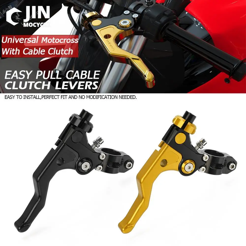 Motocross Short Stunt Clutch Lever Easy Pull Cable Reduce Resistance Levers For Suzuki DRZ400 S /SM DR 250R RMZ 250 450 DRZ 400R