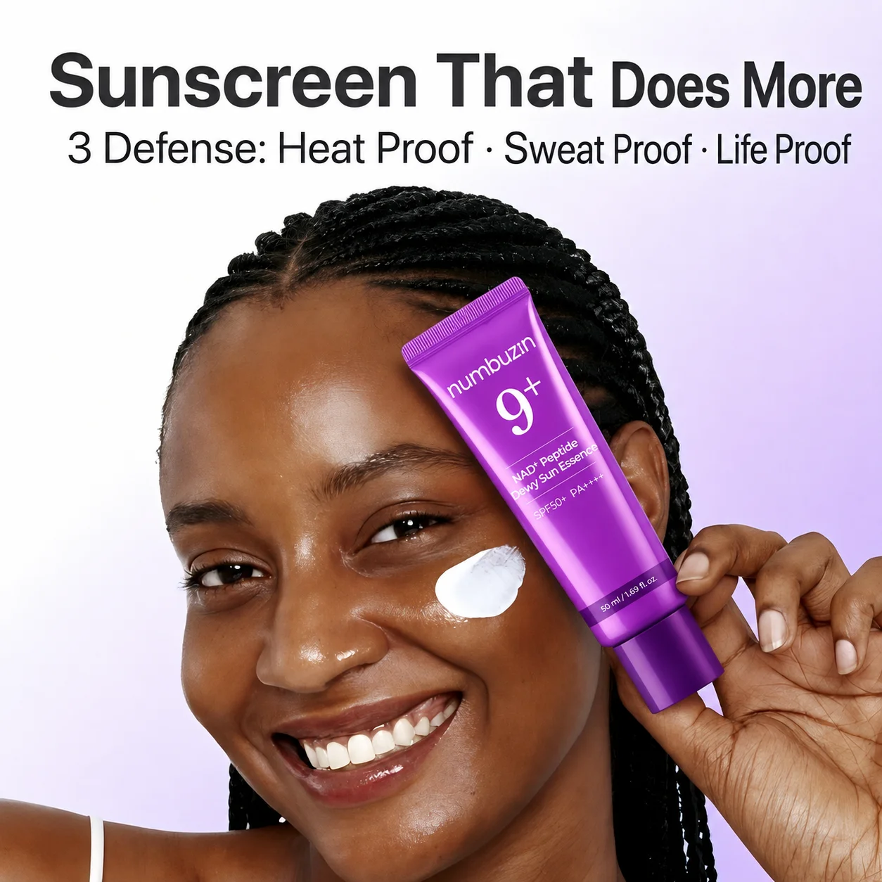 Spf 50 Sunscreen - No.9 NAD+ BIO NAD+ Dewy Sun