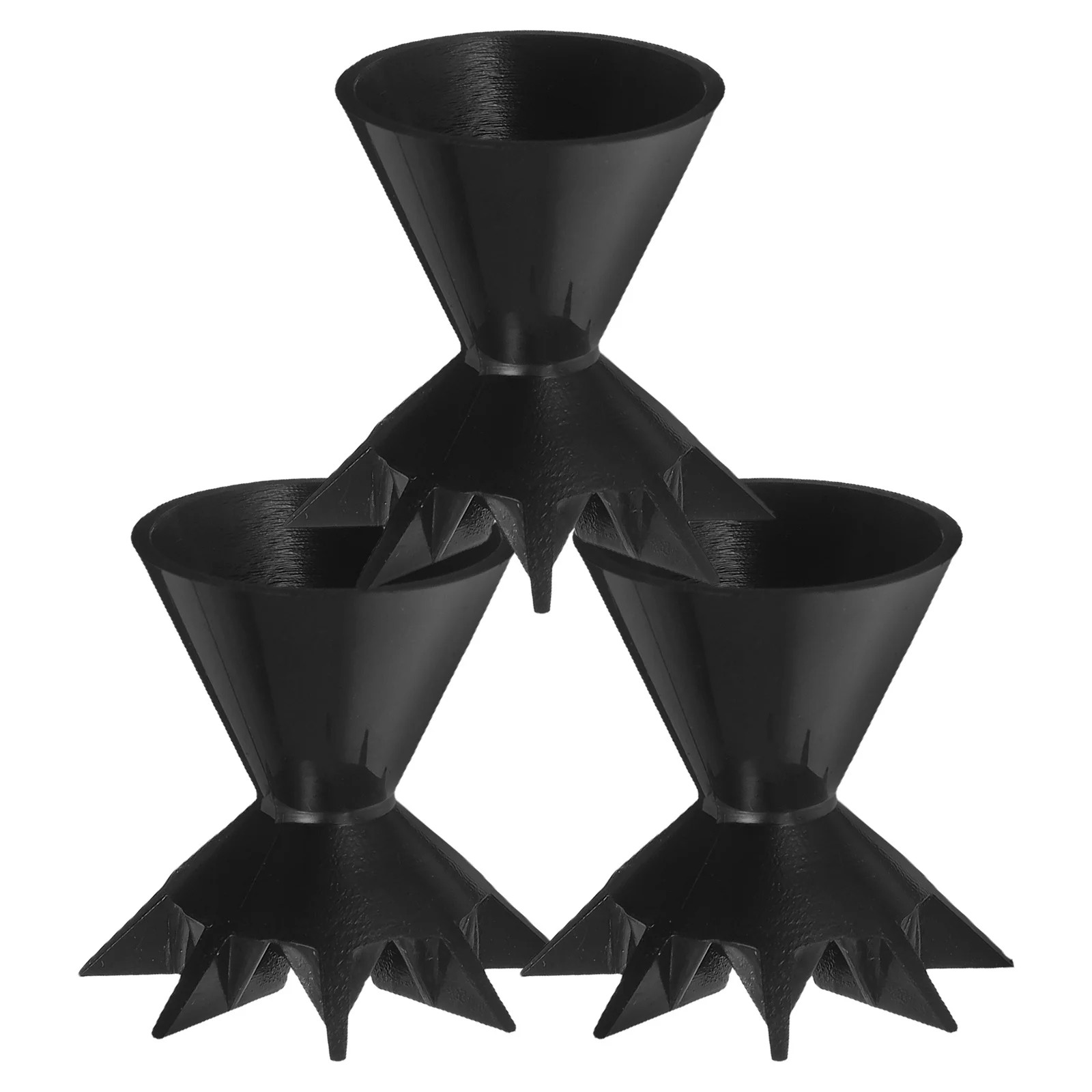 

3 Pcs Acrylic Paint Split Cup Pour Tools Funnel Diy Pouring Supplies Accessories