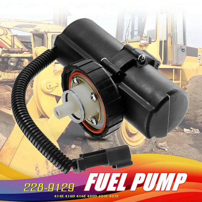 3X Fuel Pump 228-9129 2289129 For Caterpillar Backhoe 414E 416D 416E 420D 420E 422E Excavator Spare Parts