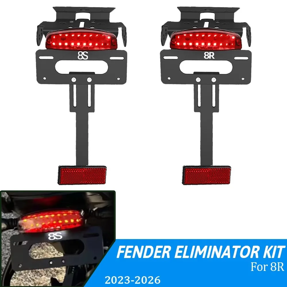 

For Suzuki GSX-8S GSX-8R GSX 8S 8R GSX8S GSX8R 2023-2026 Motorcycle License Plate Holder Fender Eliminator Registration Bracket