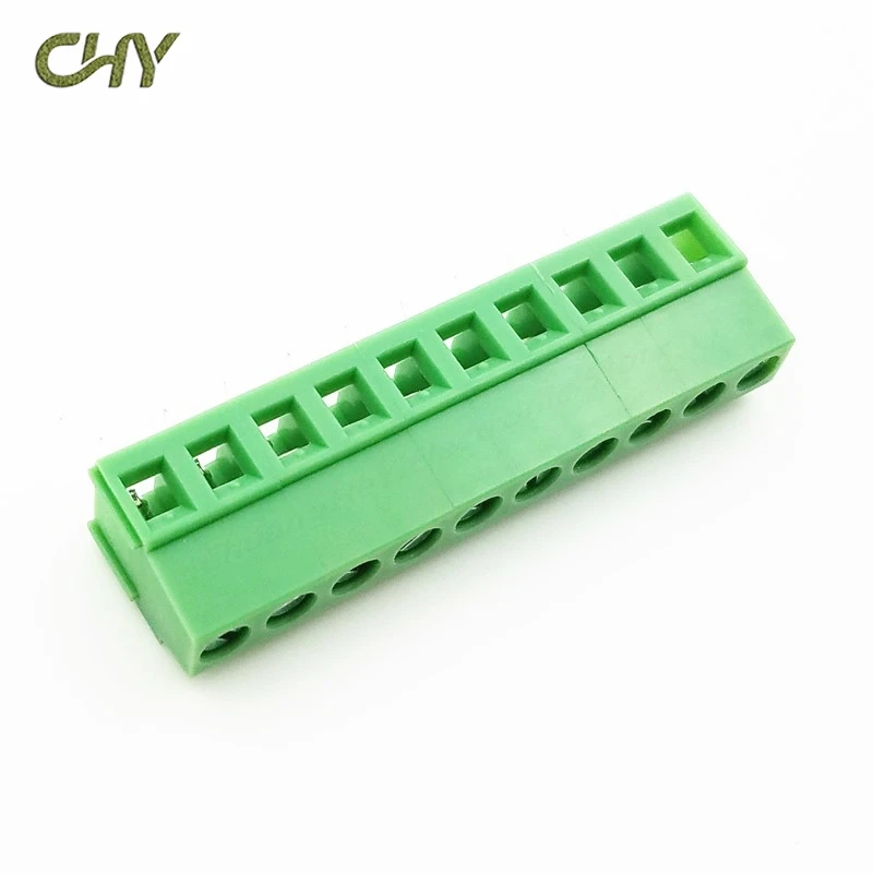 10Pcs/Lot KF128-2Pin/3Pin 2.54/3.5/3.81/5.0/7.5mm Spacing Terminal Block Splice Terminal Screw Type  PCB Screw Terminal 300V 10A