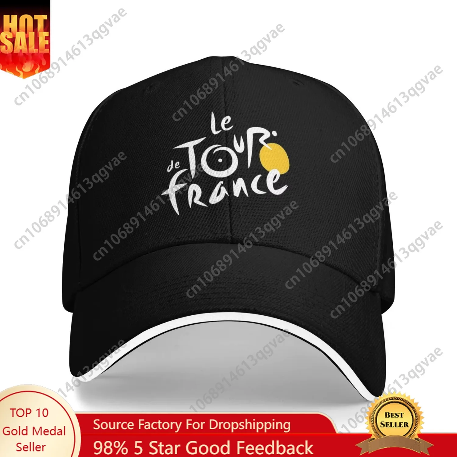 

Tour De France Baseball Cap Fashion Men Womens Baseball Caps Washable Adjustable Dad Hats (Polyester)