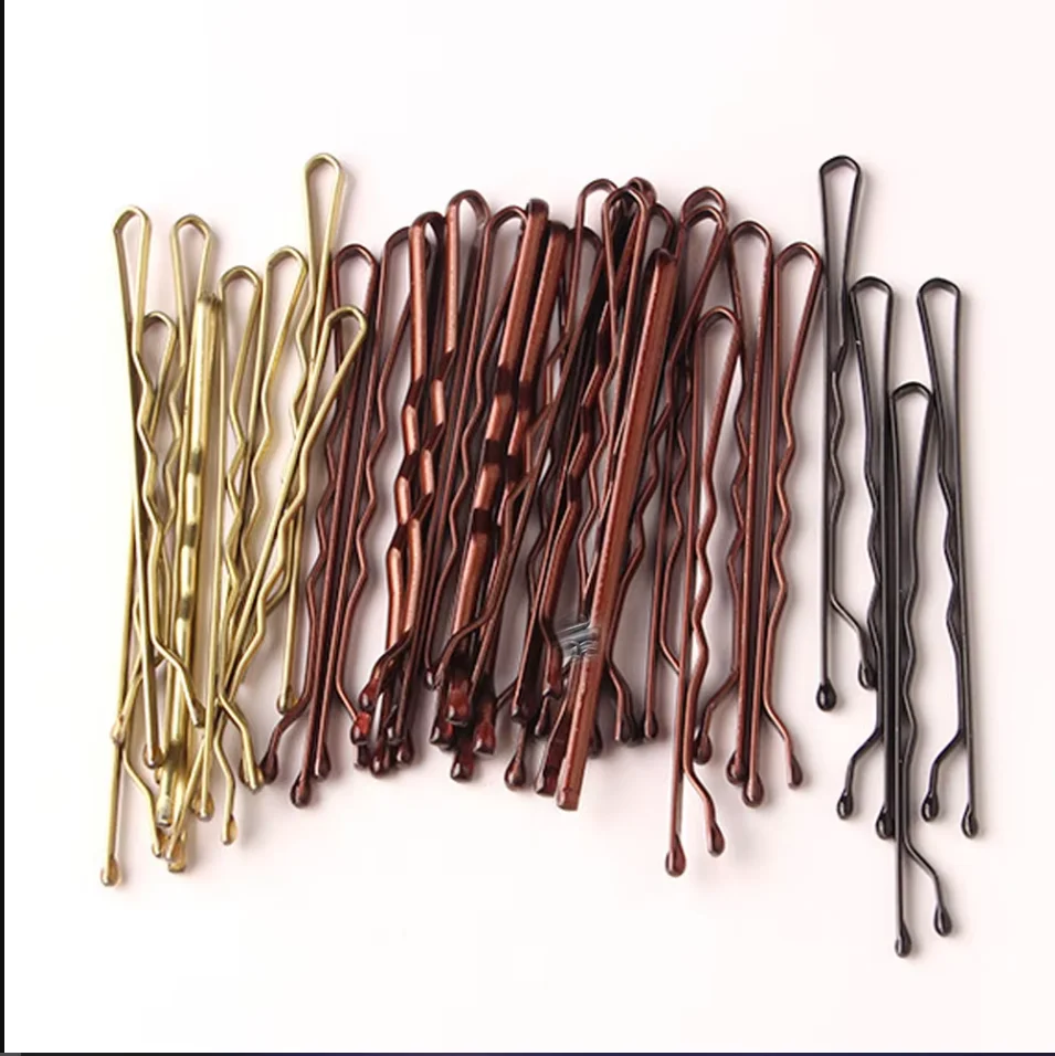 50 قطعة من مشابك الشعر الذهبية على شكل حرف U أداة تصفيف الشعر متعددة الاستخدامات لضفائر الكعك |   مجموعة مشبك إكسسوارات الشعر النسائية