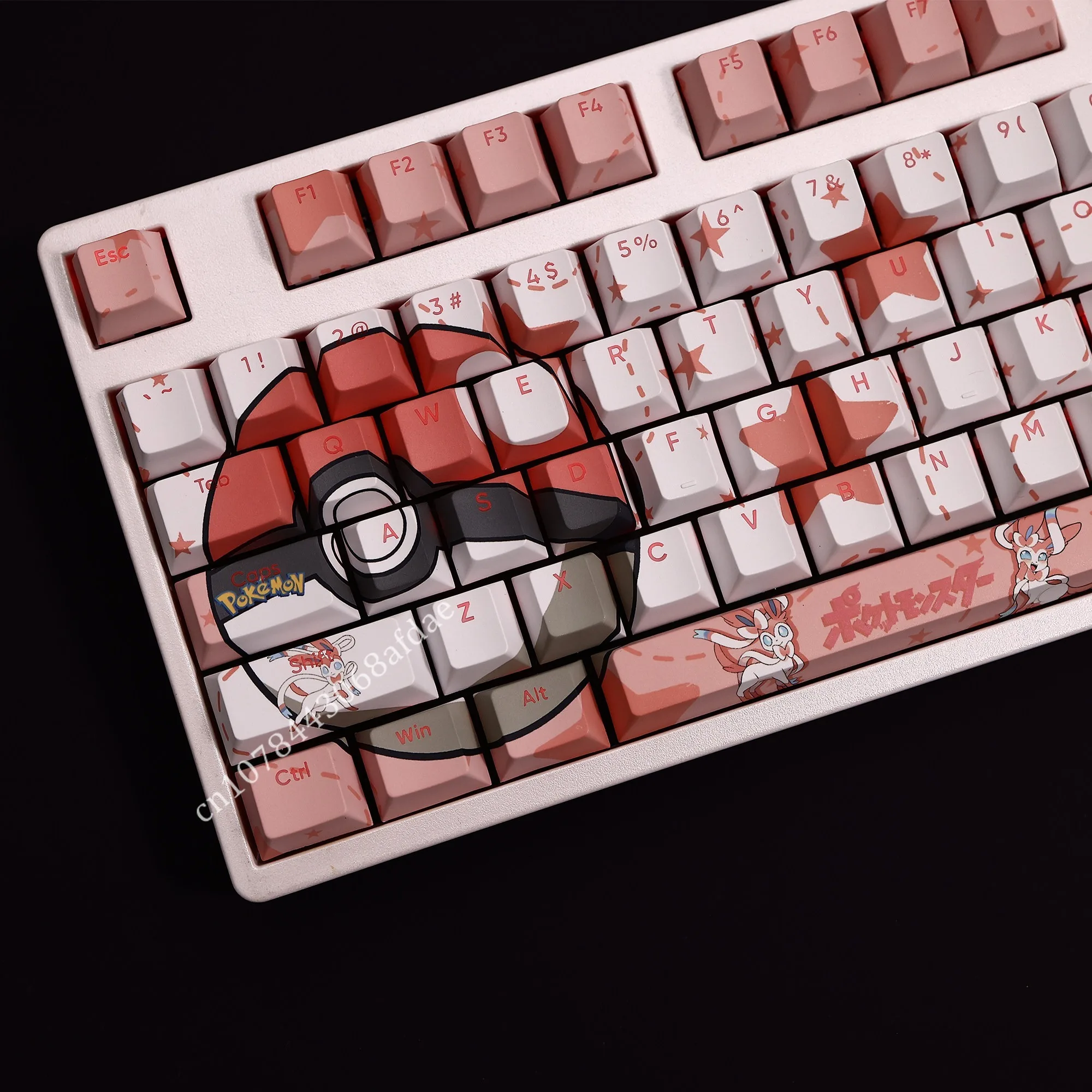 set-di-108-keycap-anime-pokemon-sylveon-altezza-oem-materiale-pbt-personalizzato-profilo-cherry-tasti-per-tastiera-meccanica-regalo-originale