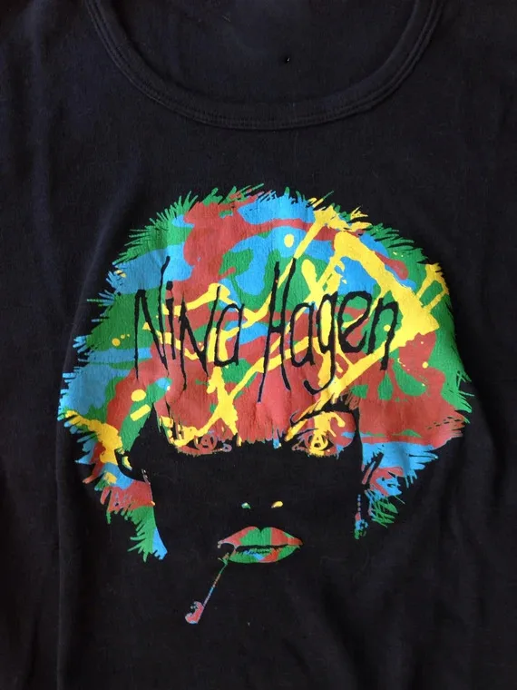 Early 80's Nina Hagen T Shirt Cotton All Size S To 4XL BO344