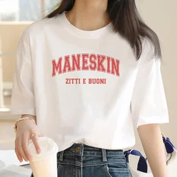 Maneskin t-shirts women graphic top female manga clothes
