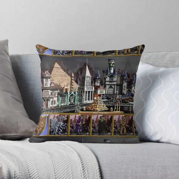 

Heroes Of Might And Magic 2 Necromance Printing Throw Pillow Cover Comfort Wedding Bedroom Decor Pillows not include One Side