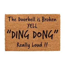 60*40cm Floor Door Mat Letter 2D Printing Crystal Velvet Entry Carpet Non-slip Backing Decor Front Doormat Outdoor Decoration