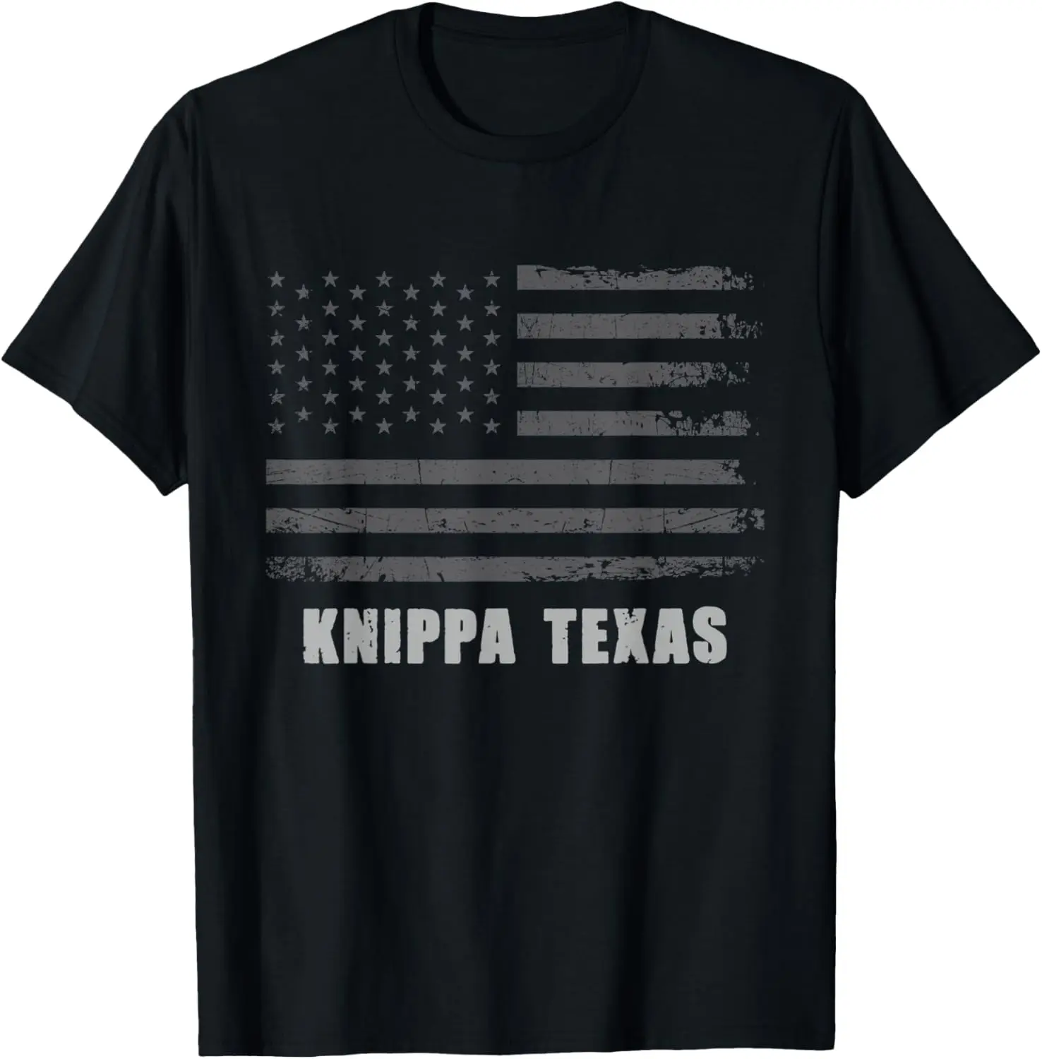 

American Flag Knippa, Texas USA Patriotic Souvenir T-Shirt