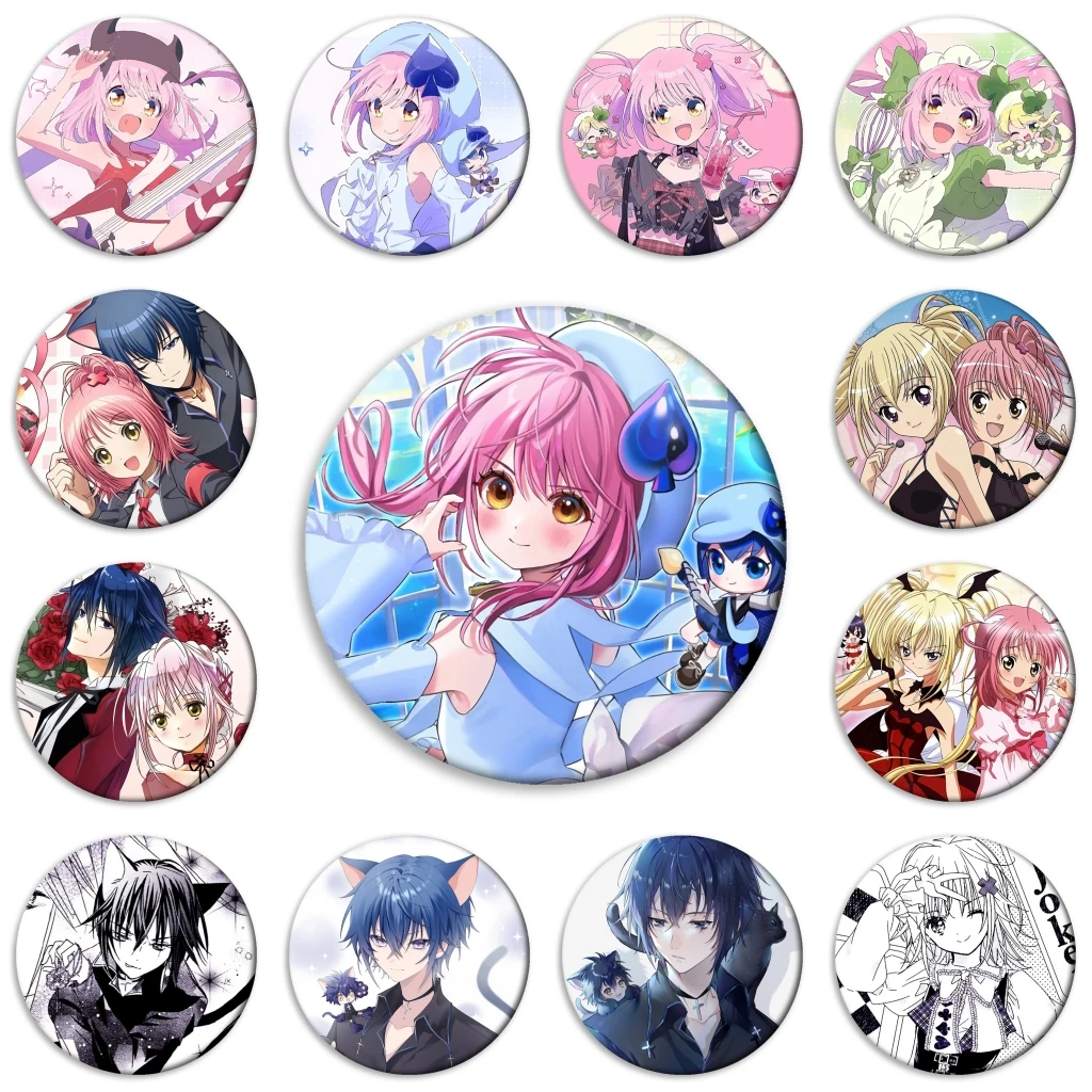 

58 мм аниме Шуго Чара Хинамори Аму Сукума Кукай Фудзики Нагихико Косплей Костюм Значок Булавка SPTE Жесть Брошь Опора Гилф ﻿