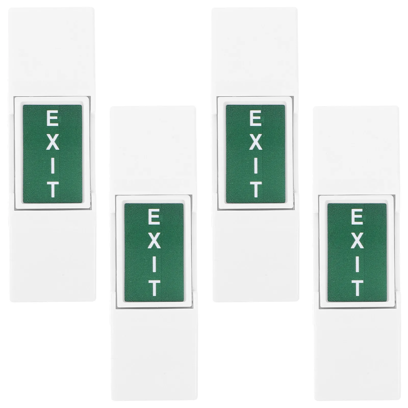 

4Pcs Emergency Exit Button Essential Access Control Simplifies Key Management Clear Markings Quick Installation Safety
