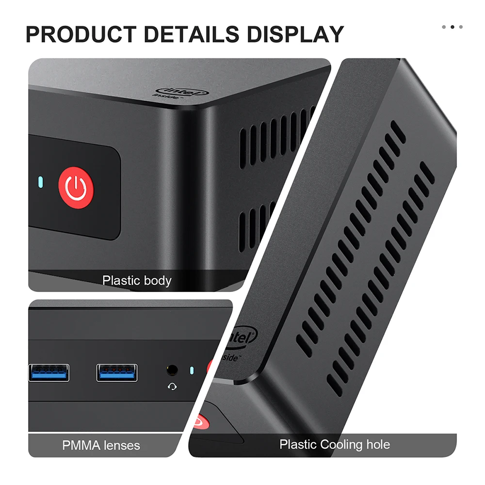 Beelink mini pc intel j4125 gk mini ddr4 8gb 128gb ssd 5g wifi bt 4,0 4k gamer computer pk gk3v gk3 pro