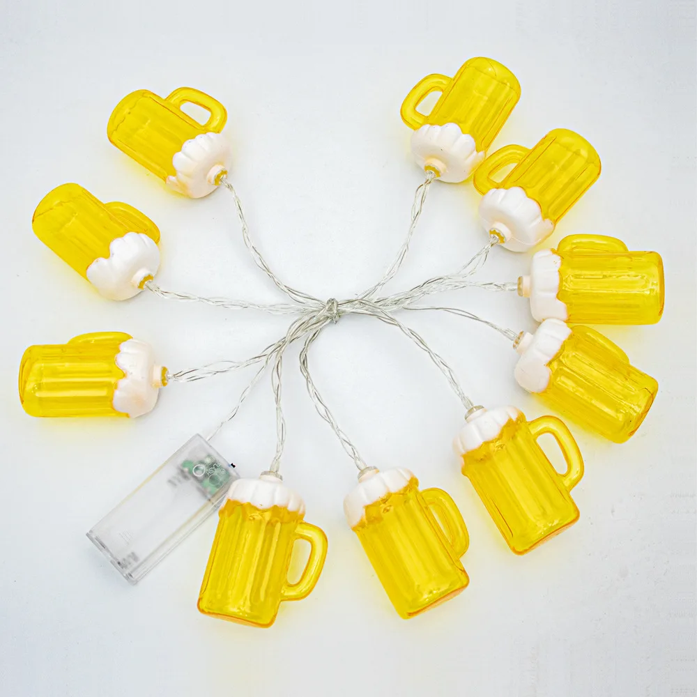 Party Bierflasche Küche Dekoration Lichterketten Innenraum Batterie USB Power Nachtlichter Lichterketten Party Hochzeit Dekor – Detail 10