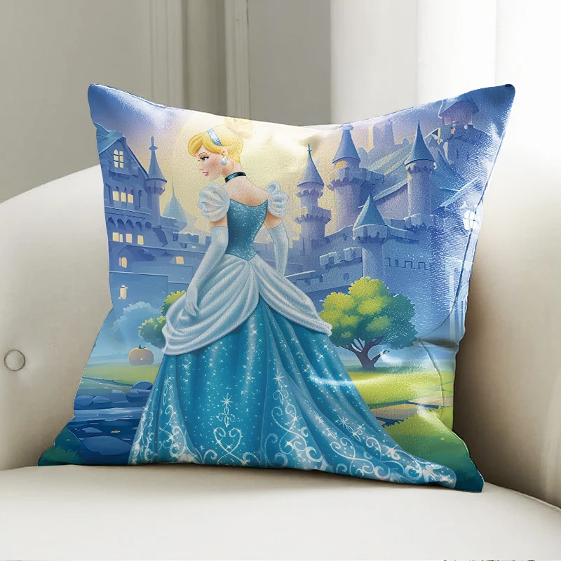 

Disney Cinderella Castle Pillow Cushion Princess Theme Soft Sofa Decor Throw Pillow Home Decor Gift