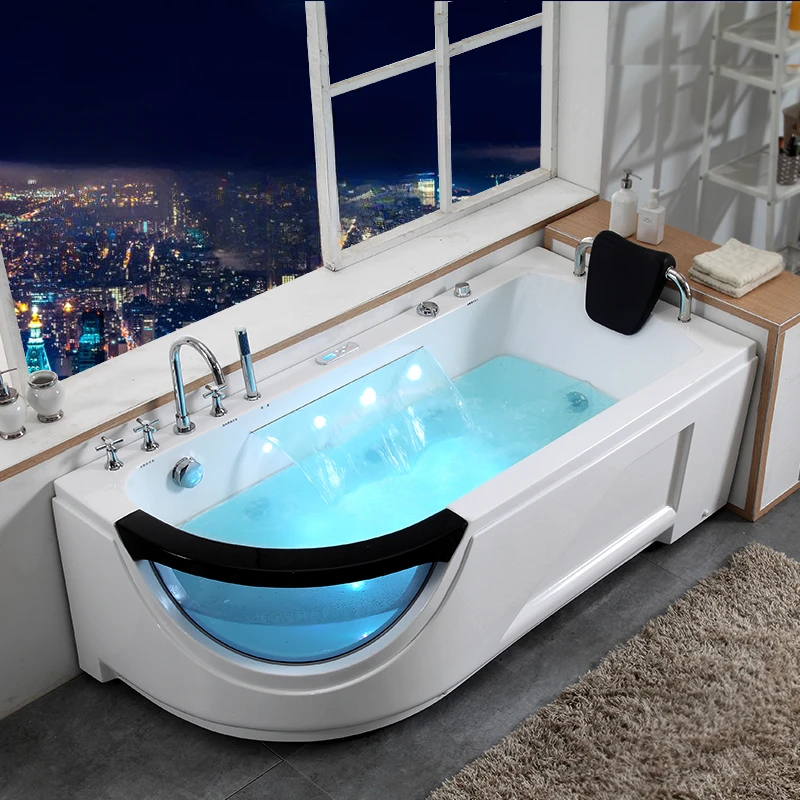 

Surf Massage, Adult Small Apartment, Freestanding Acrylic Bathtub, Constant Heating