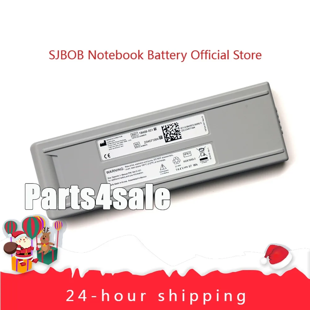 New REF 18408-001 Battery for CareFusion PN 18415-001 41CR19/65-3 battery