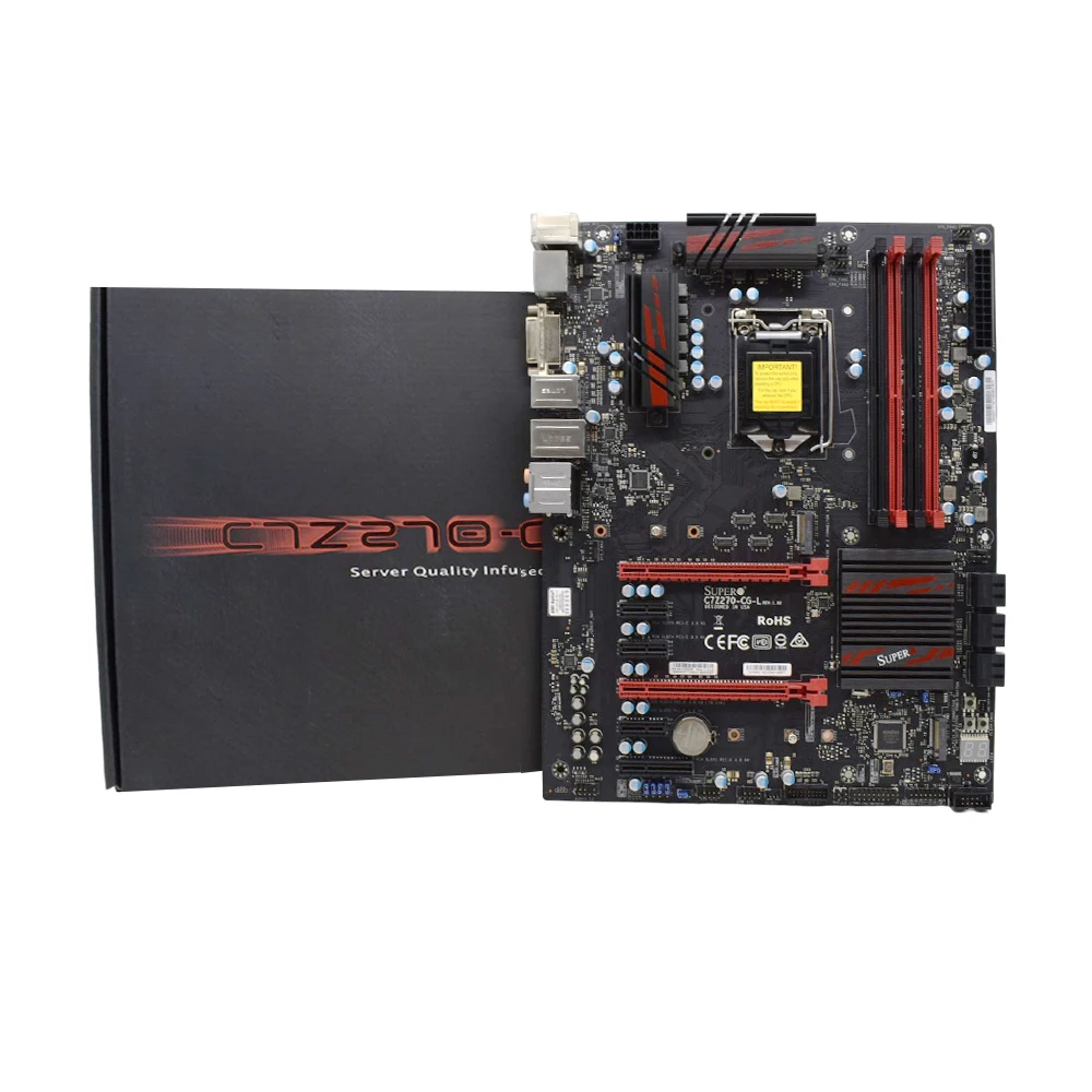 

Совершенно новая материнская плата Supermicro C7Z270-CG-L Z270 LGA 1151, поддержка i7-7700K/6700K i5-7600K/7500 i3-7100 Процессор DDR4 M.2 SATA3 ATX