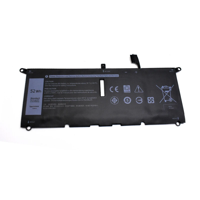 بطارية كمبيوتر محمول DXGH8 لأجهزة Dell XPS 13 9370 2018 XPS 9380 (P82G002) 13-9370-D1605G D1705G D1805G D1905TG Series G8VCF 0H754V H754V
