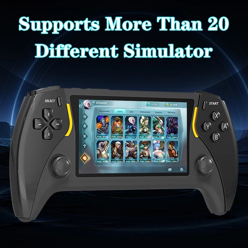 Coopreme Project X Pro 64G Portable Pocket Video Game Console 4.3” IPS Screen High-Defintion IPS Screenhandheld Game Console