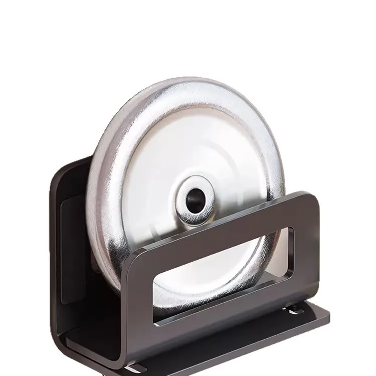Wall Mounted Stainless Steel Router Storage Rack Black Adhesive Wifi Modem Holder Shelf For Living Room Bathroom Kitchen Office - view 5