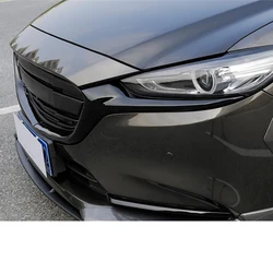 For Car Grille Trim Strip NEW Mazda 6 ABS FRONT Bumper Full Star RACING Grills Cover Trim ACCESSORIES 2019-2022 Year