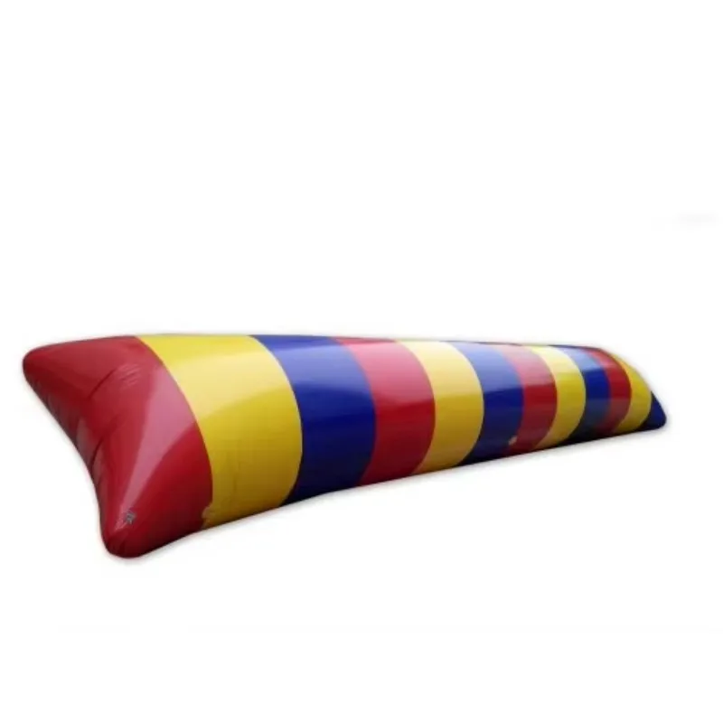 Outdoor Park Catapult Games and Water Entertainment Custom Inflatable Water Jumping Pillow Bag