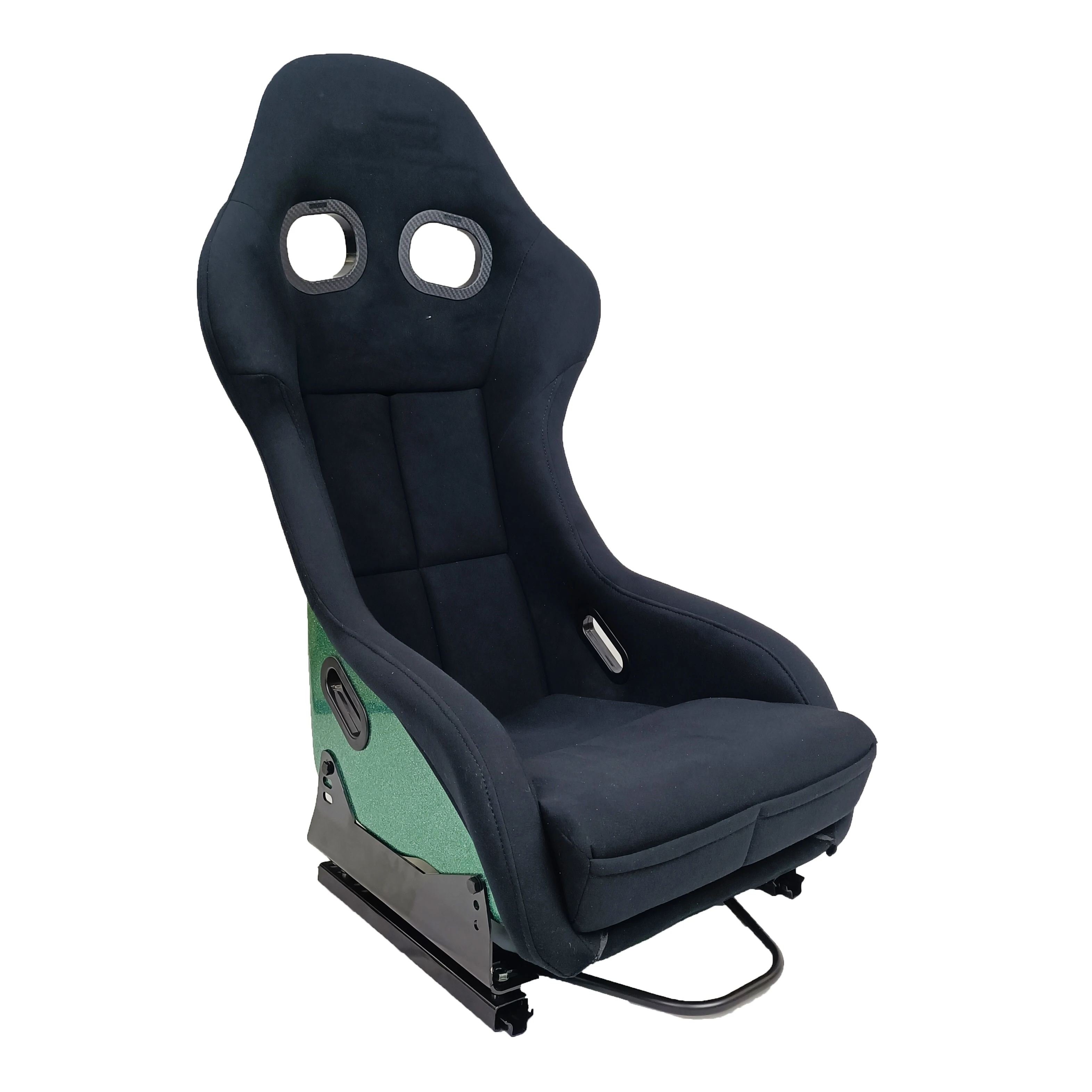 9003 Fabric PVC Leather Simulator Glitter Car Vehicle Sport Slider Universal SIM Bucket Racing Fiberglass Seats - view 2