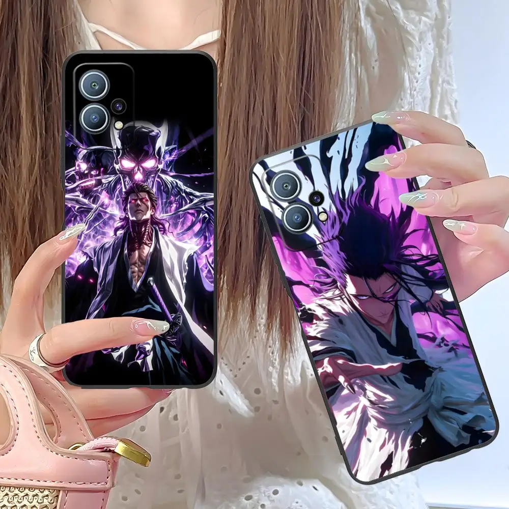 화웨이 P60 P50 P40 P30 P20 P10 P9 P8 Pro Lite Plus 블랙 스마트폰 고급 휴대폰용 블리치 아이젠 소스케 폰 케이스