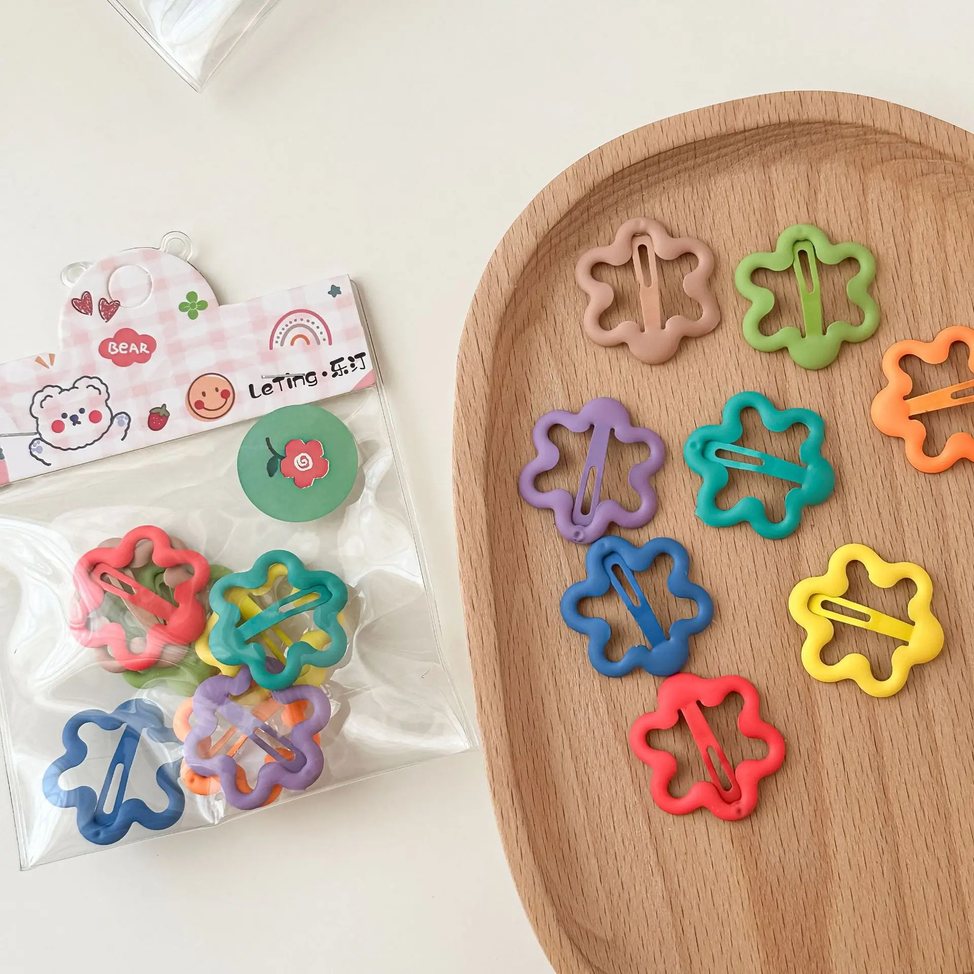 

Baby Hair Clips 8PCS Set Cute Cloud Shapes Front Hair Clips for Toddlers Girls