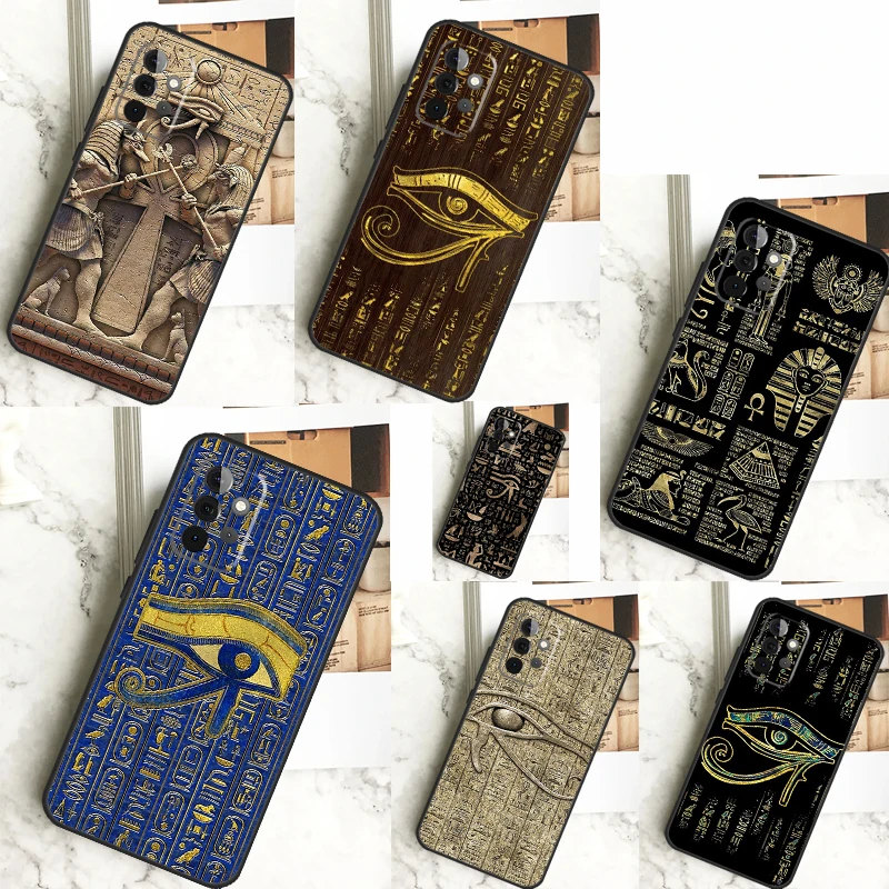 Sacred Eye of Horus Egypt Fresco Case For Samsung Galaxy A53 A33 A23 A13 A15 A25 A35 A55 A54 A34 A14 A51 A12 A32 A52 Cover