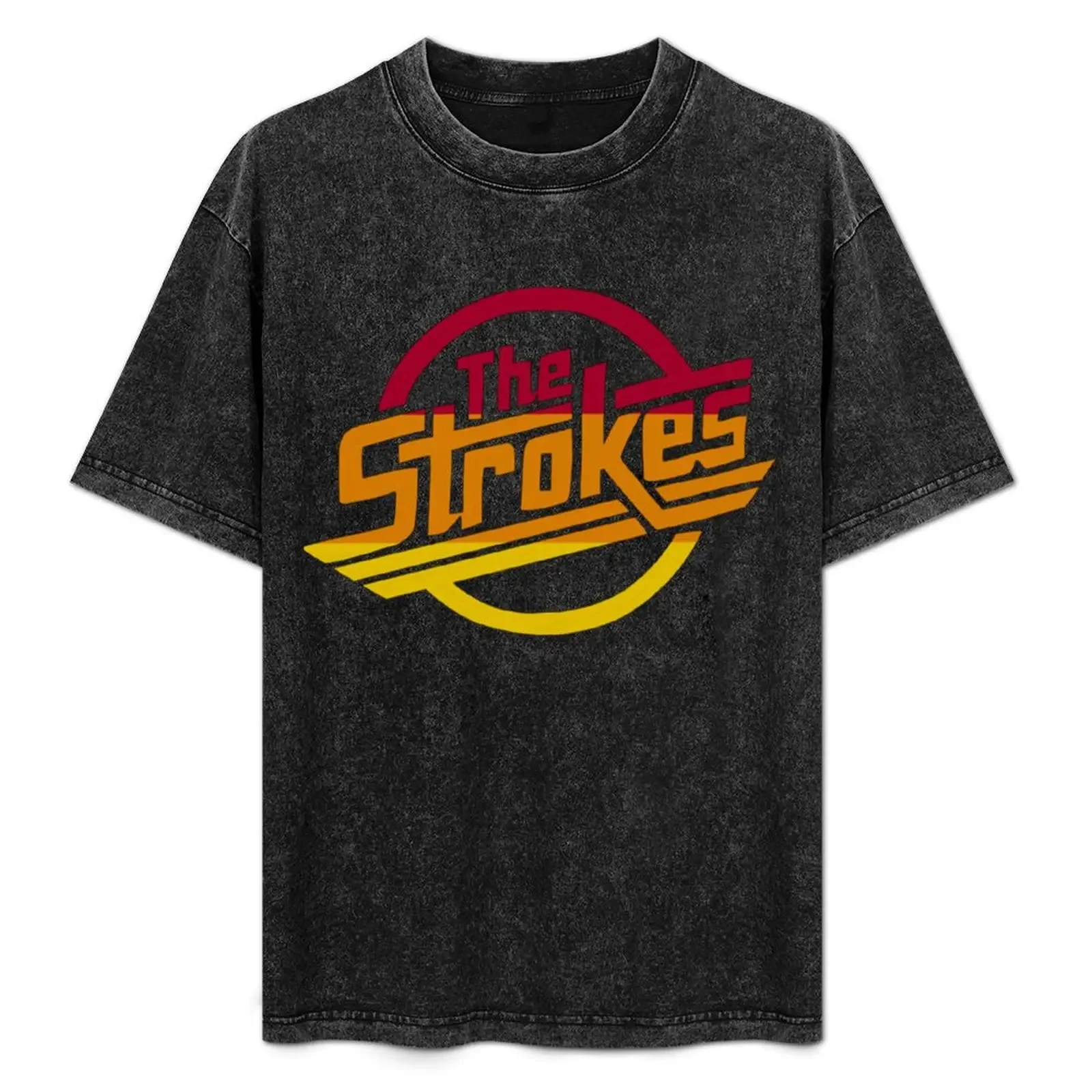 

The Strokes tri-color Classic T-Shirt essential t shirt luxury designer heavyweights tshirts for men