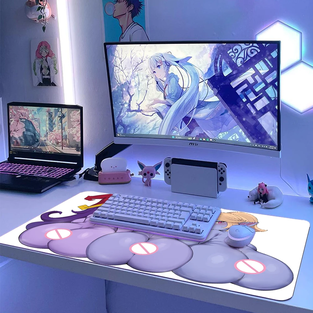 Anime Butt Mousepad Big Ass Mouse Pad Naked Girls Nsfw Office Accessories Memo Pad Keyboard Playmat Hentai Sexy Setup Rubber