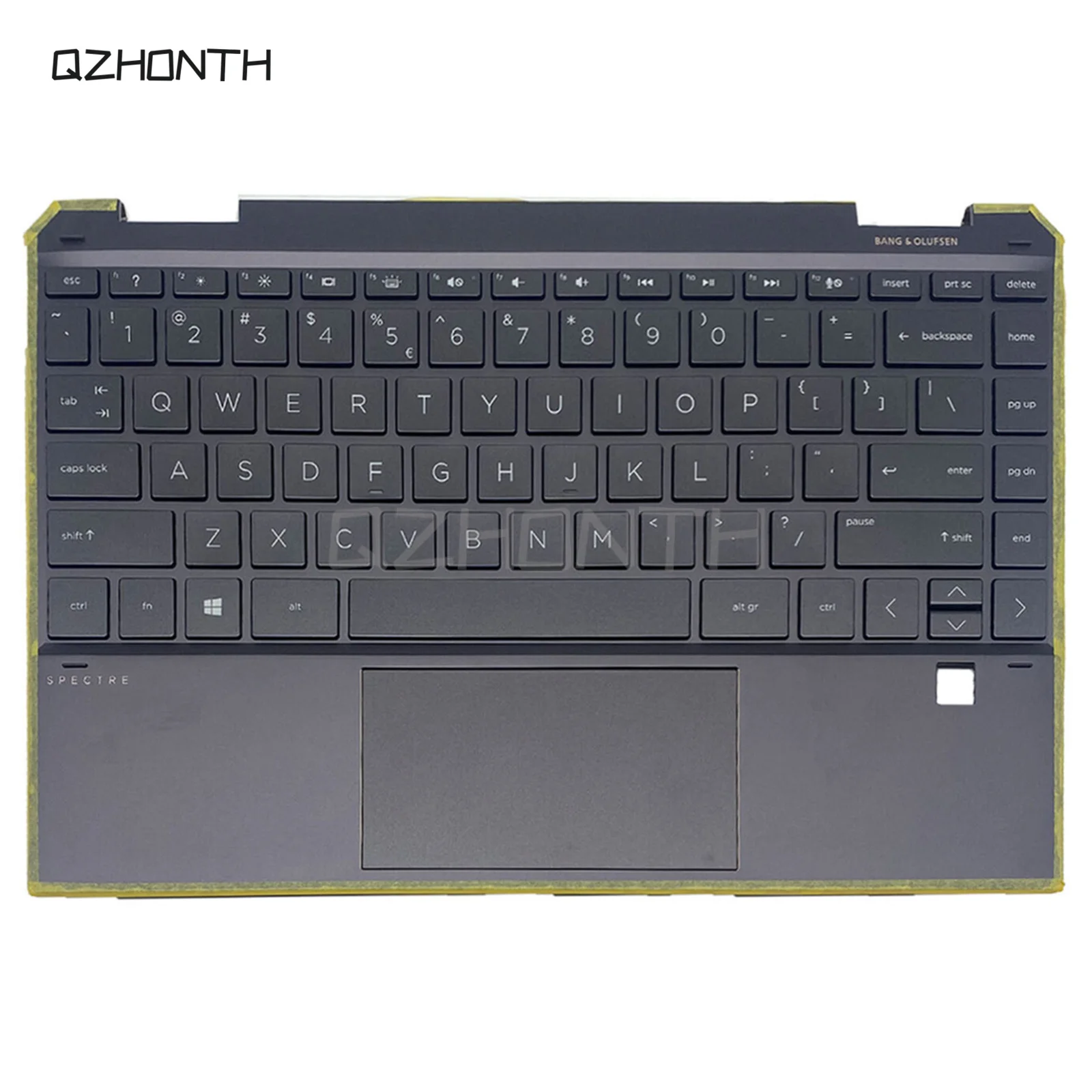 

New For HP Spectre X360 13-AW TPN-Q225 Palmrest Upper Case with Backlit Keyboard Touchpad (Brown) L73748-001 13.3"