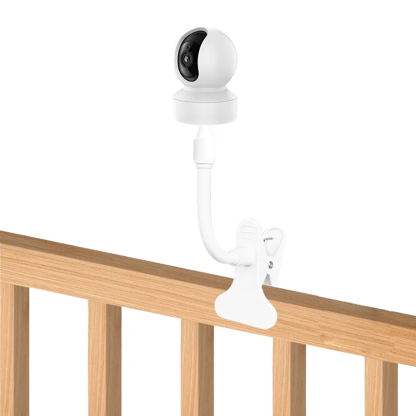 Support de caméra Flexible Portable, support de moniteur pour bébé, support de Webcam, support pliable sans poinçon avec Clip
