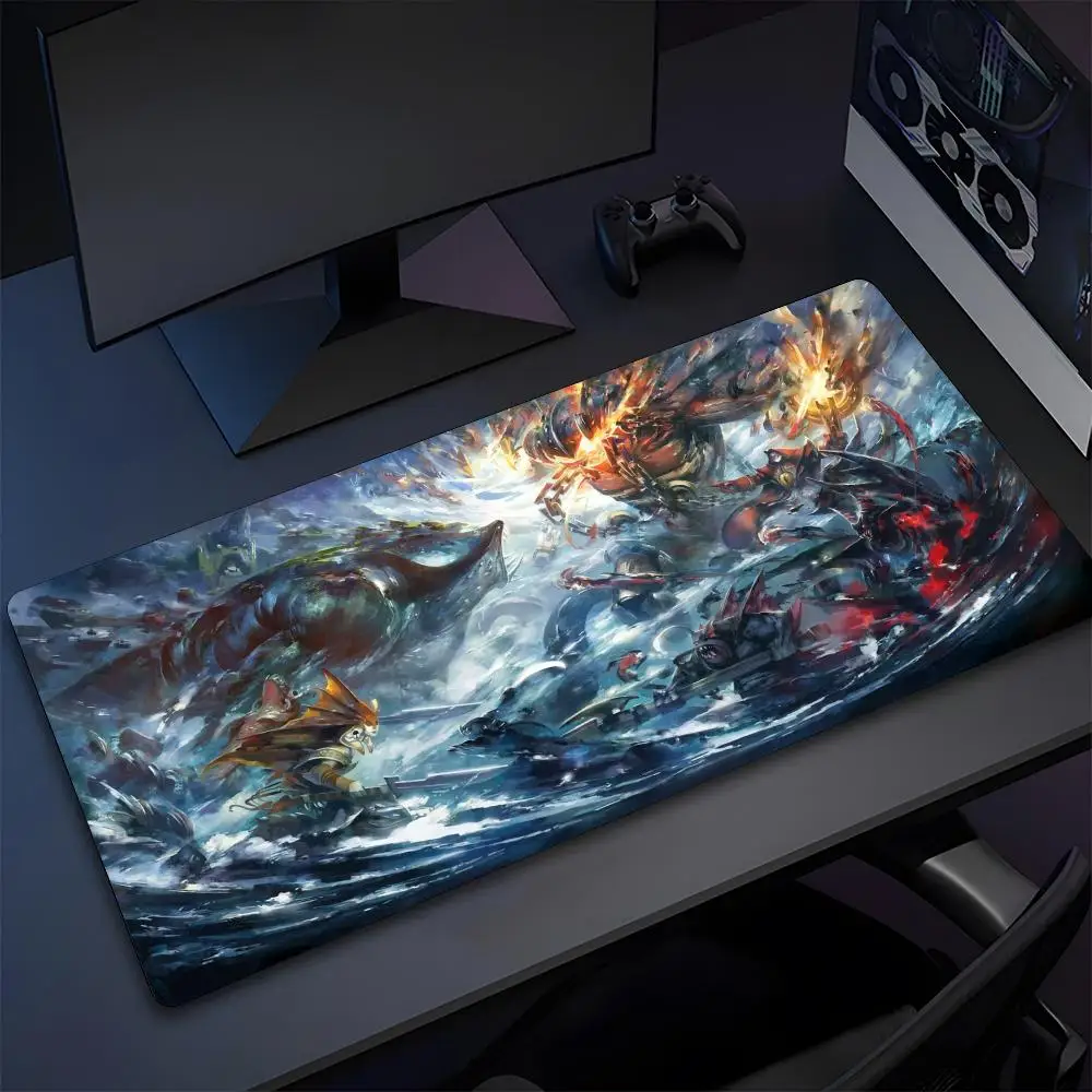 DOTA 2 لوحة ماوس كبيرة عالية الجودة من المطاط الطبيعي لوحة ماوس الكمبيوتر المحمول الأكثر احترافية وقابلة للغسل