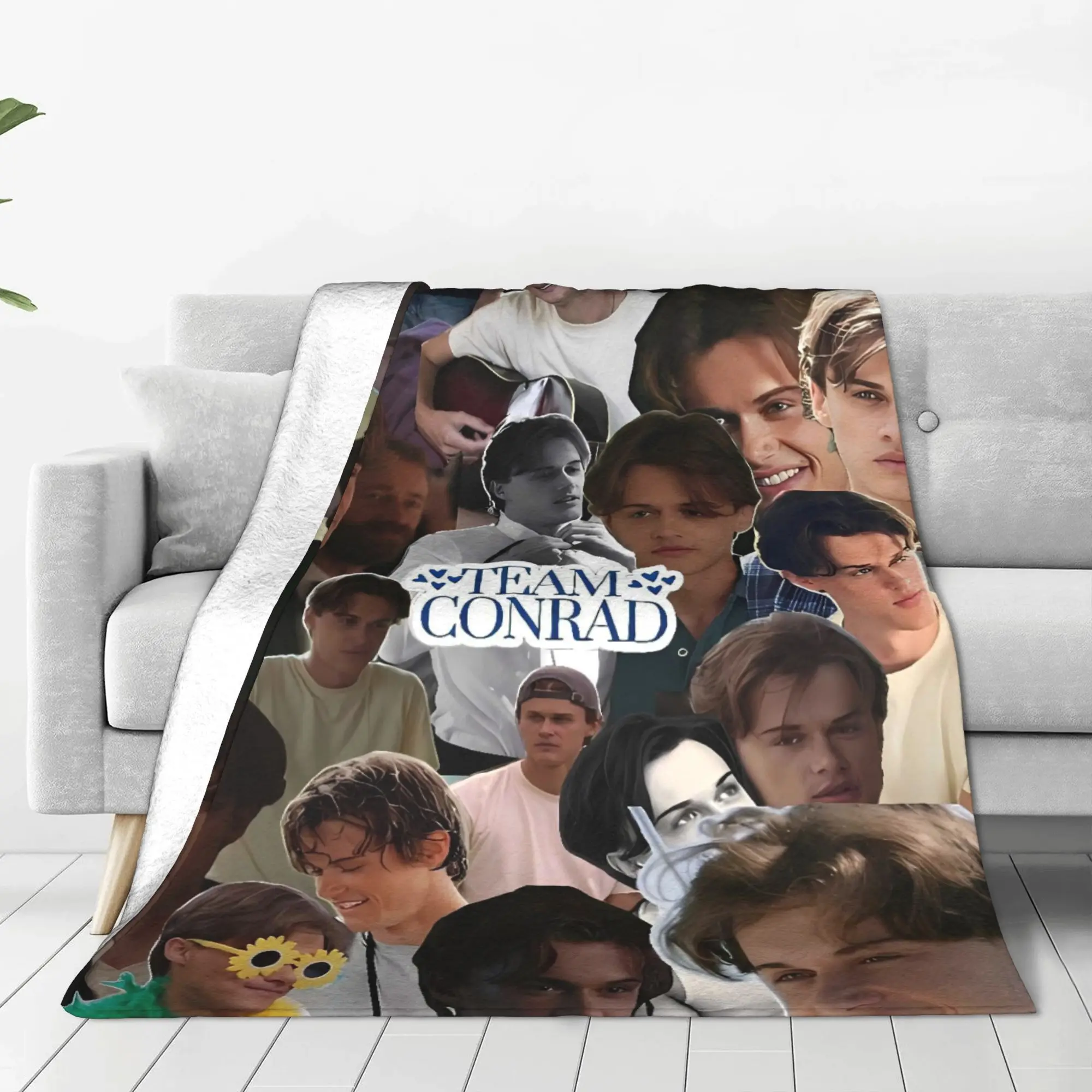 Conrad Fisher The Summer I Turned Pretty Blanket  Warm Soft Plush Throw Blanket For Girls Boys Couch Flannel Bedspread Bed Cover