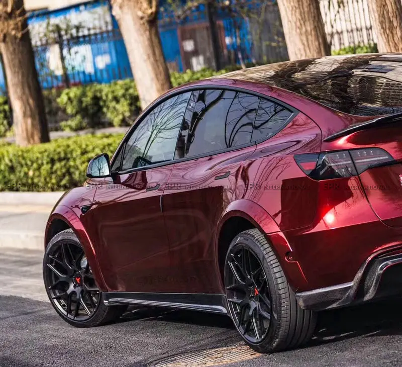 For Tesla Model Y (20 Onwards) Type CM Flare Set (10Pcs) - Exterior Fender Styling Upgrade