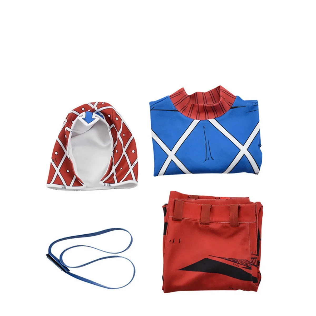 

Anime Mista Cosplay Gold Wind Costume Knitted Sweater Cosplay Fancy Costume Halloween Carnival Party Set with Hat