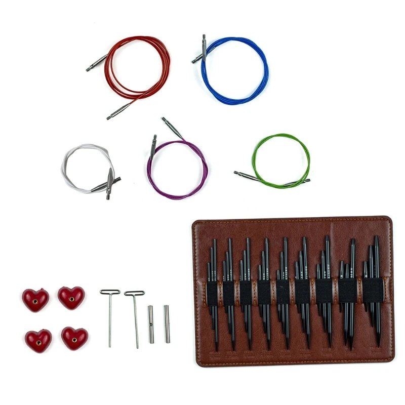 Detachable Alumina Crochet Hook Set Short Handle For Comfortable Grip Multiple Size Included With Storage Case Top Sale