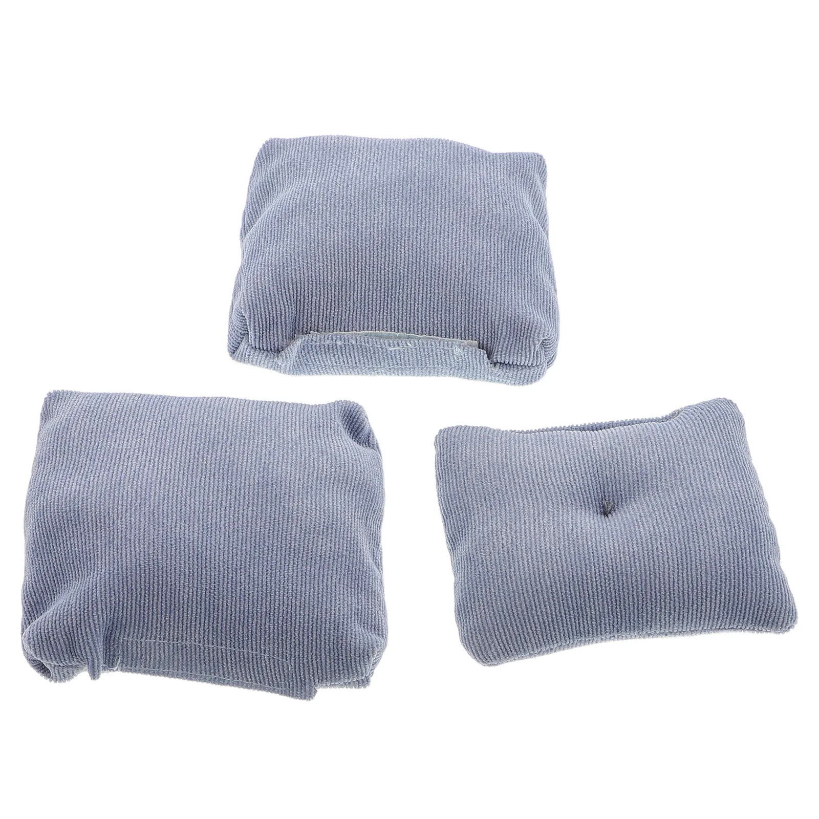 

1Set Miniature Sofa Cover Fabric Single Seat Sofa Protector Tiny Living Room Accessories for Mini Furniture Decoration